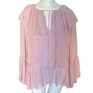 Rebecca Minkoff  Lilac Patti Top sz S